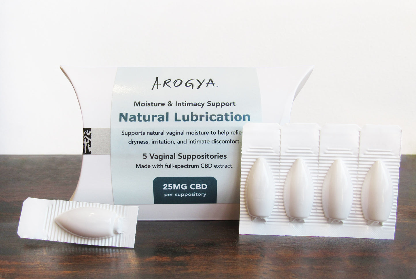 Natural Lubrication Melts (5 CBD Suppositories)