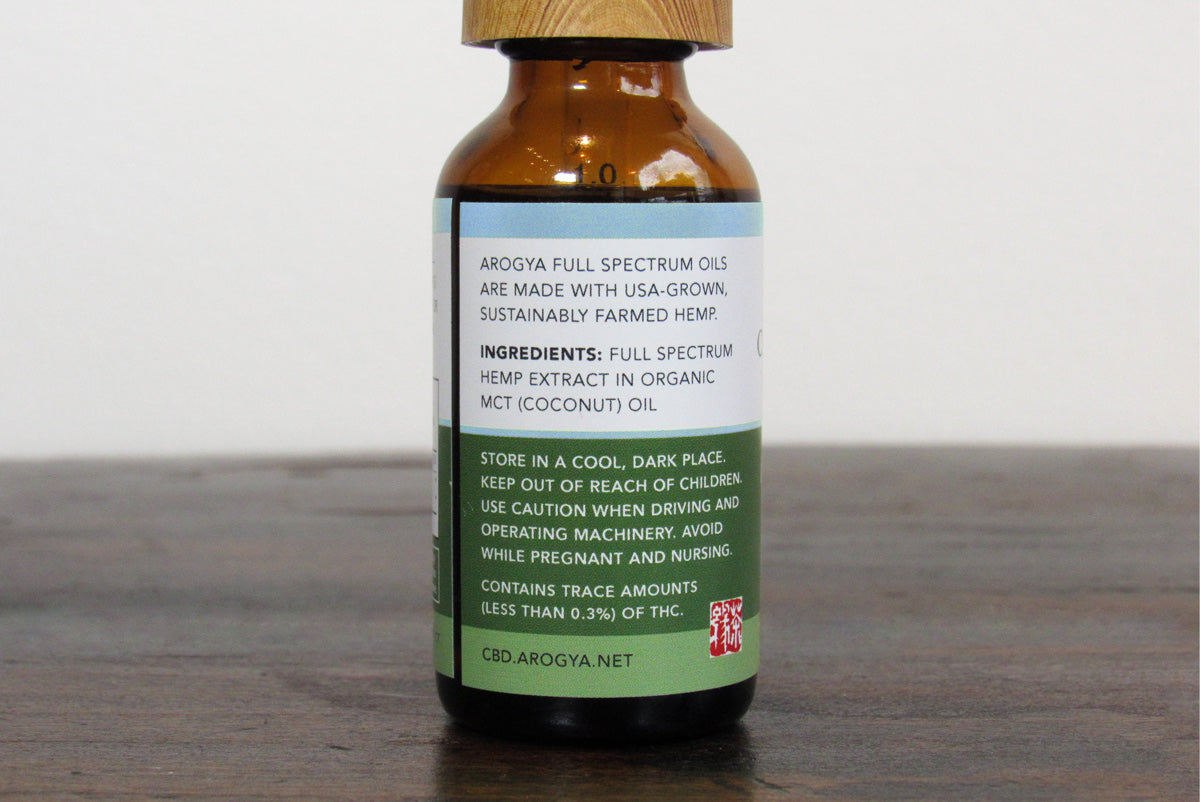 Full Spectrum CBD Tincture (1 oz)