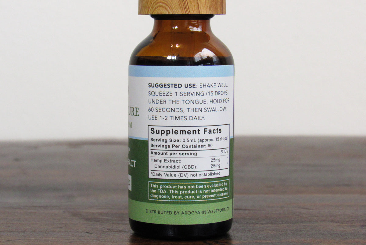 Full Spectrum CBD Tincture (1 oz)