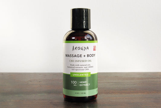 CBD Infused Massage & Body Oil (4 oz)