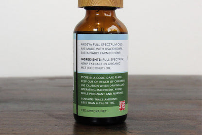 Full Spectrum CBD Tincture (1 oz)